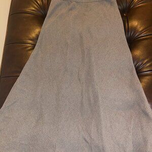 Ann Taylor Grey Maxi Skirt Size 2